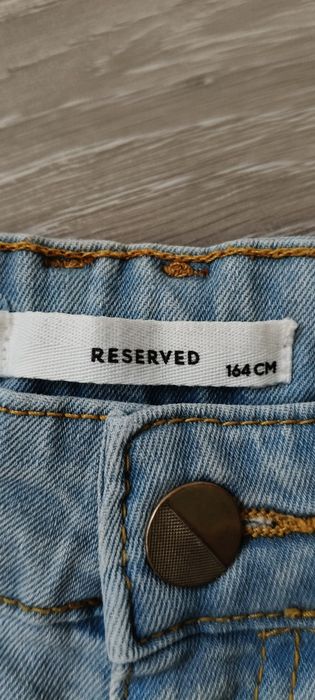Jeansy dziewczęce dzwony Reserved r 164 stan bardzo dobry