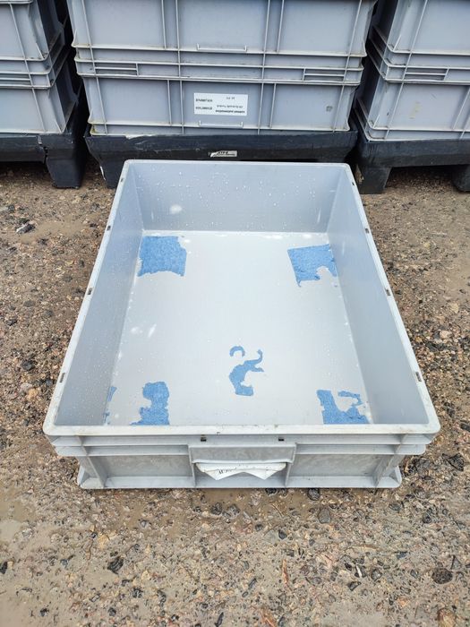 800x600x220 90L pojemniki magazynowe skrzynki plastikowe transportowe