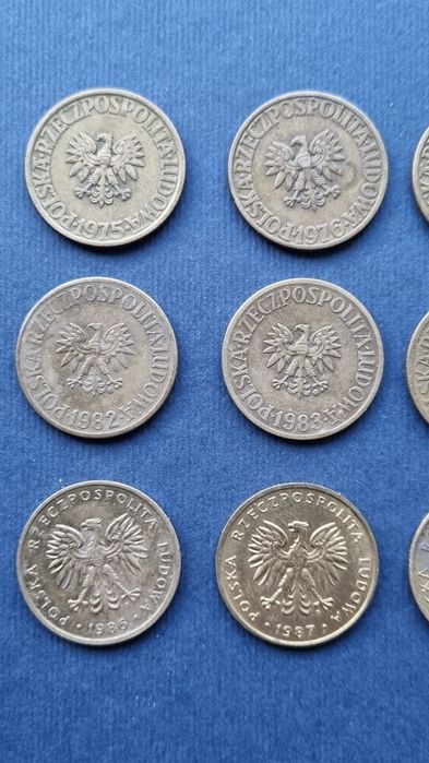 Monety 5 zł PRL  różne roczniki