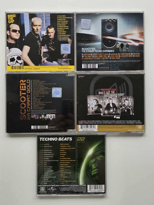Scooter - cztery oryginalne płyty CD Siemianowice Śląskie