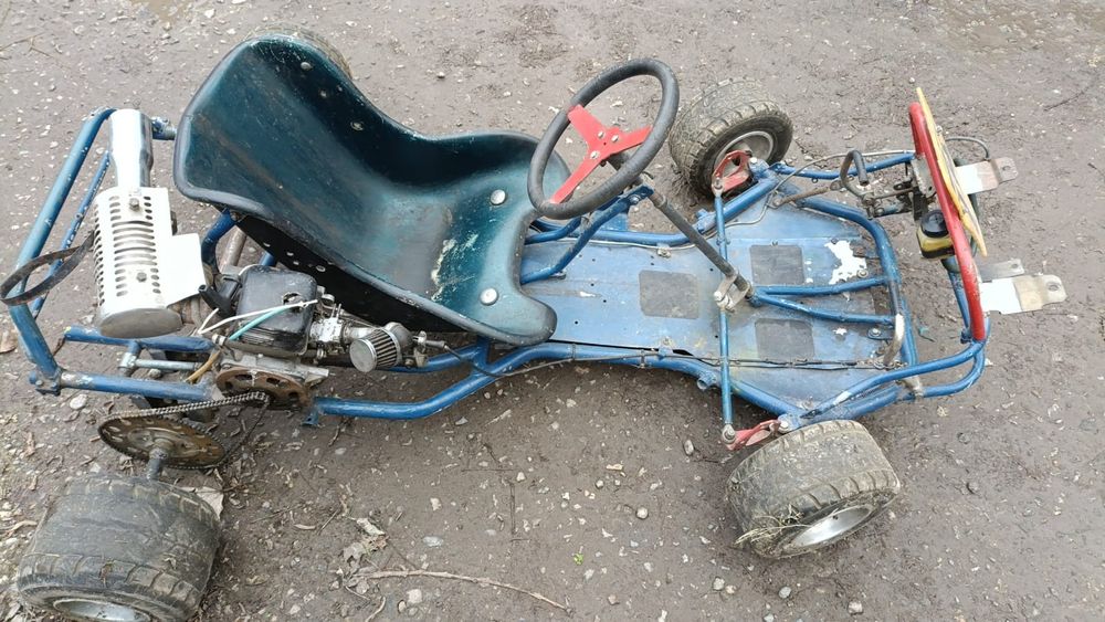 Бензиновый картинг для детей 10-16 лет, подростковый, ДВС