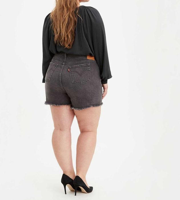 Szorty damskie Plus Size Levi's spodenki 501MD wysoki stan 24