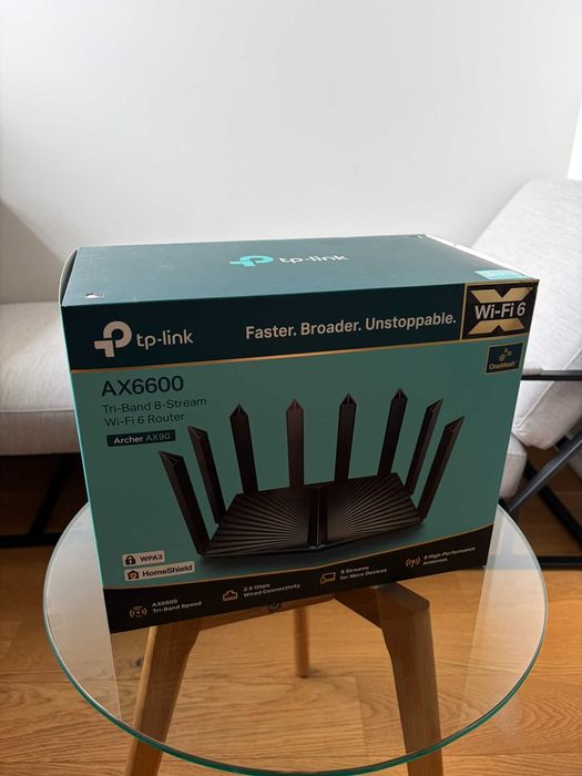 TP-Link Archer AX90 AX6600 Wi-Fi 6 – idealny stan