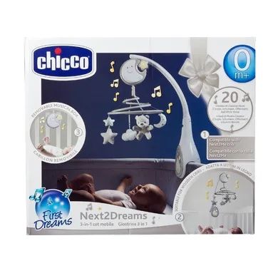 Karuzela chicco do lozeczka Next 2 me lub kazdego lozeczka drewnianego