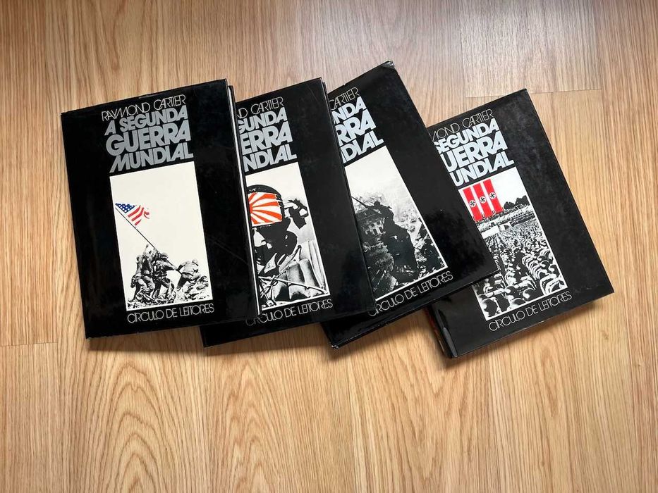 A Segunda Guerra Mundial, de Raymond Cartier. 4 Livros.