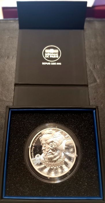 Moeda de prata 20€ - Camões (França)