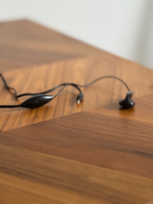 Słuchawka z mikrofonem i przyciskiem, wtyczka 2.5mm mini jack