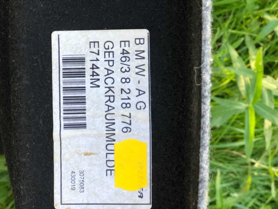 Ниша обшивка ящик органайзер запасного колеса BMW E46 Turing 2003