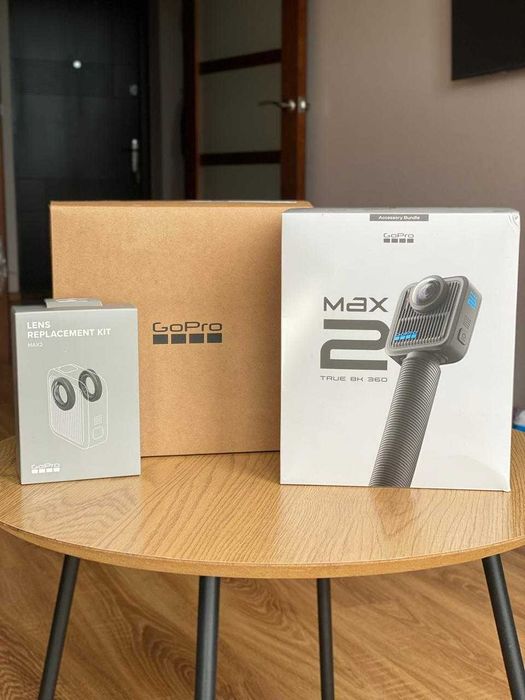 GoPro MAX2 True 8K 360 Video Action Camera Bundle - Black CHDFZ-311-TH, Open Box.
