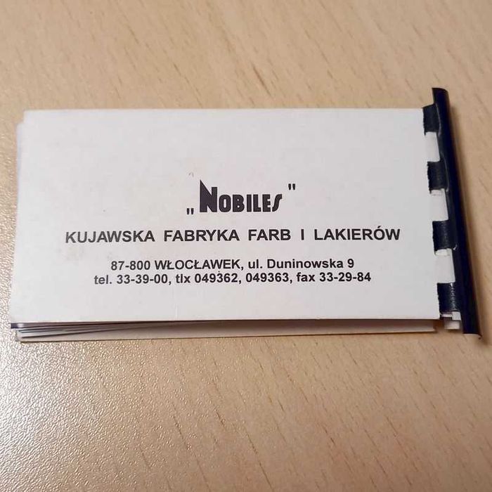 Karta Kolorów Nobiles - Nobiperl Nobimet