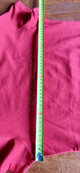 T shirt vermelha Versace Sport