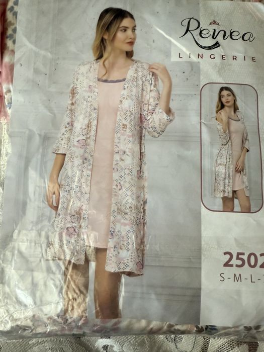 Продам набор /ночная сорочка,халат/.Турция.