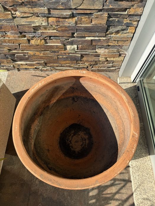 Vaso barro 45 cm altura, diametro 53