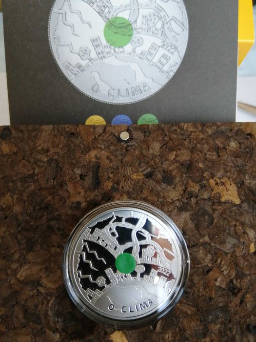 Moedas prata prof. O Clima
