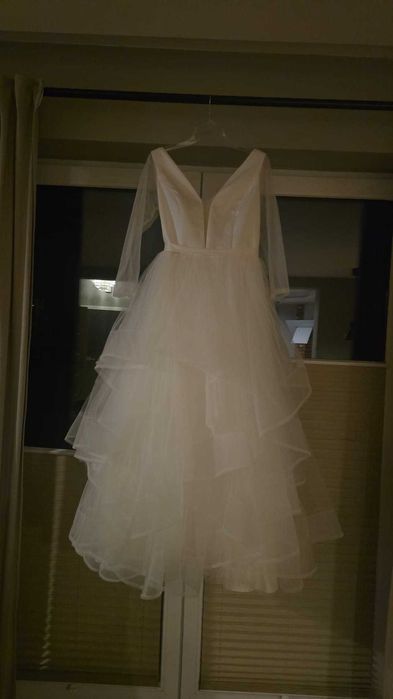 Suknia Ślubna Przepiekna cena Nowej 5500zl