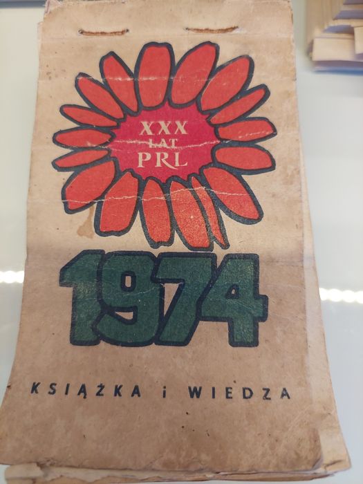 Sprzedam Oryginalną kartkę z kalendarza 1974