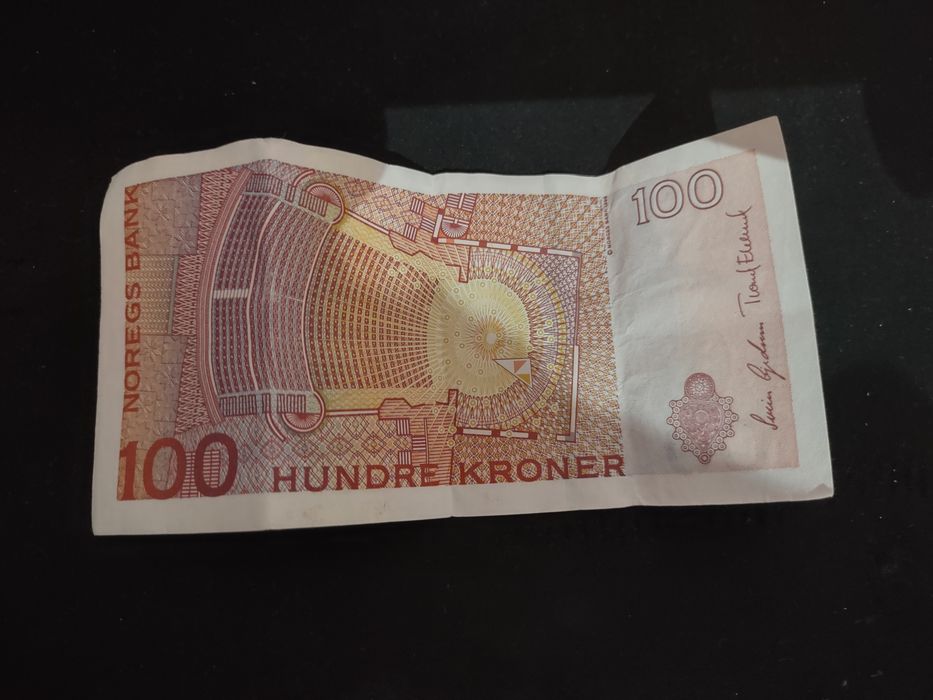 Korona norweska stary banknot