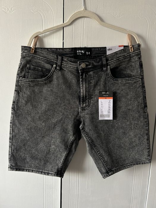 Чоловічі джинсові шорти Sinsay 34 розмір