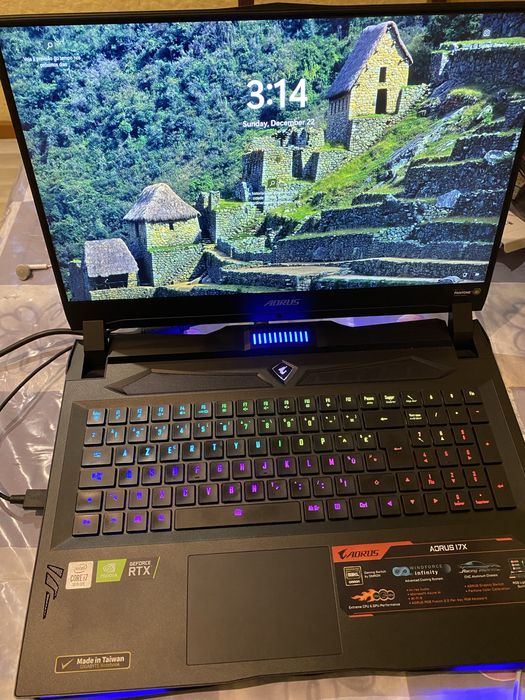 Portátil gamer AORUS 17x