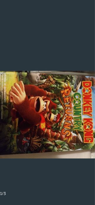 Manual jogo Nintendo Wii Donkey Kong