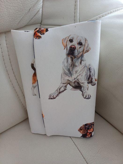 Nowy etui otulacz okladka na ksiazki handmade