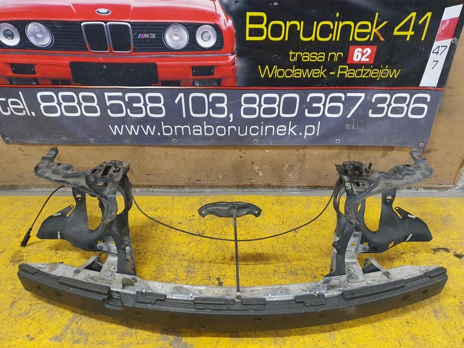 BMW E65 Pas Przedni Wzmocnienie Czołowe Belka Komplet Części BMA