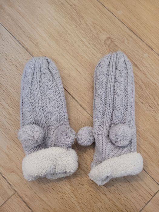 Rękawice łapawice damskie jednopalczaste