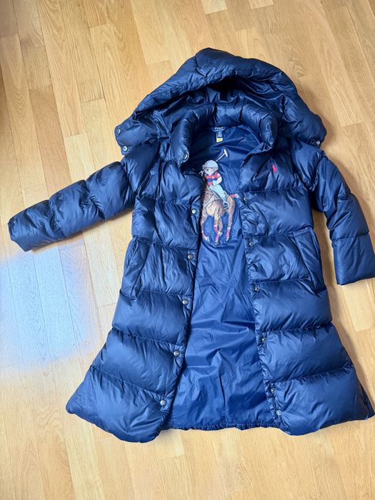 Kurtka / płaszczyk puchowa Oryginalna  Polo Ralph Lauren dziewczeca
