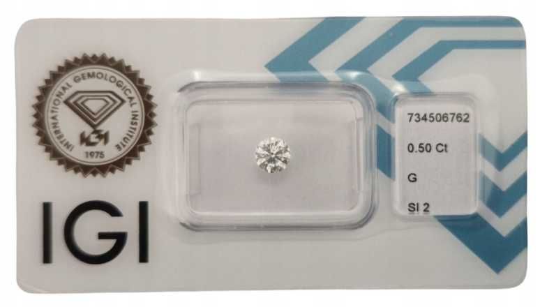 Diament / brylant naturalny idealny na pierścionek, kolczyki, wisiorek