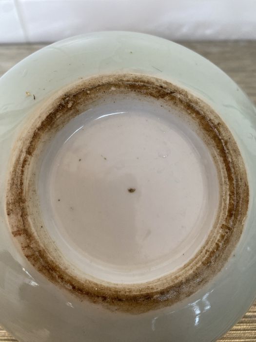 Bule de porcelana chinesa antigo