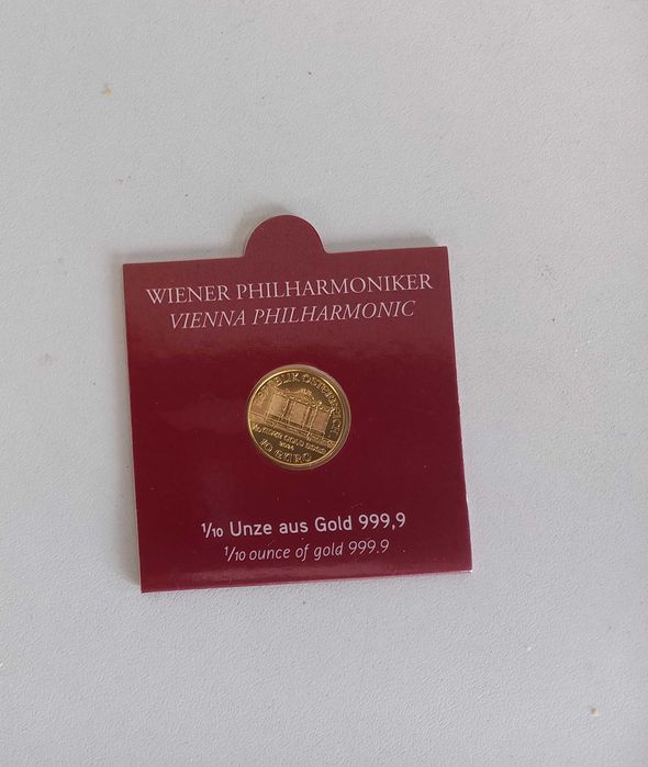 3 moedas de ouro da Áustria