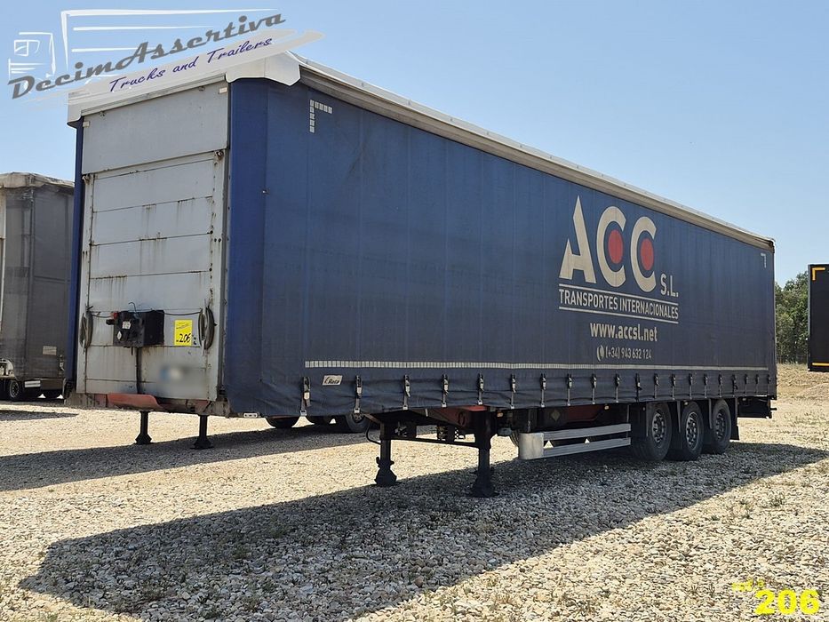 Semi-reboque  Lecitrailer  tecto elevatório