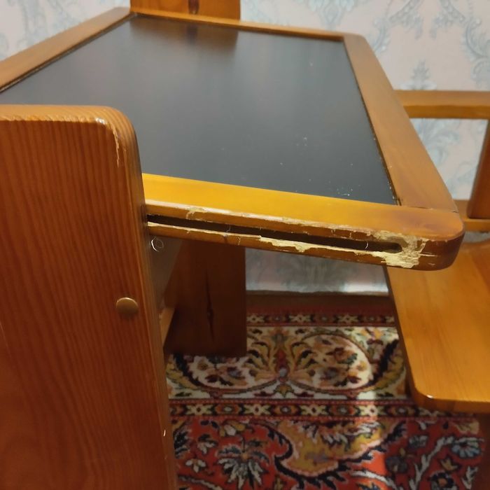 Розкладна парта зі стільчиком для дошкілля та молодшого школяра