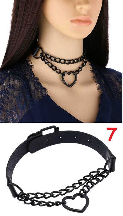 Прикраса, шкіряний чокер нашийник чокер еко-шкіра батіг