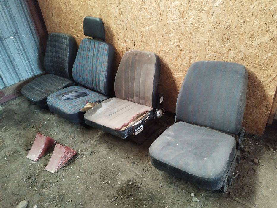 Fotel amortyzowany Mercedes kierowcy traktor camper T1 T2 kaczka 814