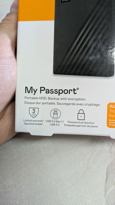 (SELADO) Disco Externo Western Digital 5Tb 3.2 USB