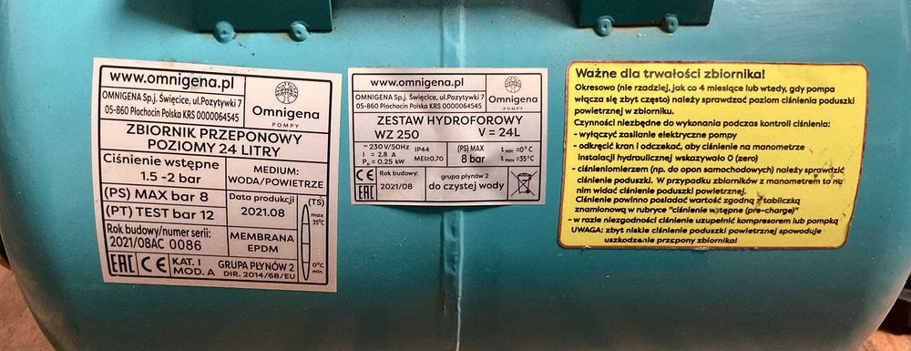 Pompa omnigena WZ 250