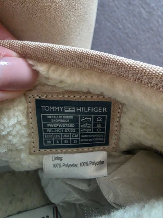 Buty damski zima Tommy Hilfiger