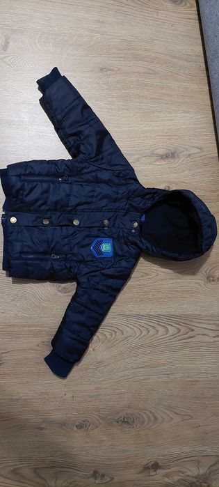 ciepła kurtka zimowa z polarem r. 86