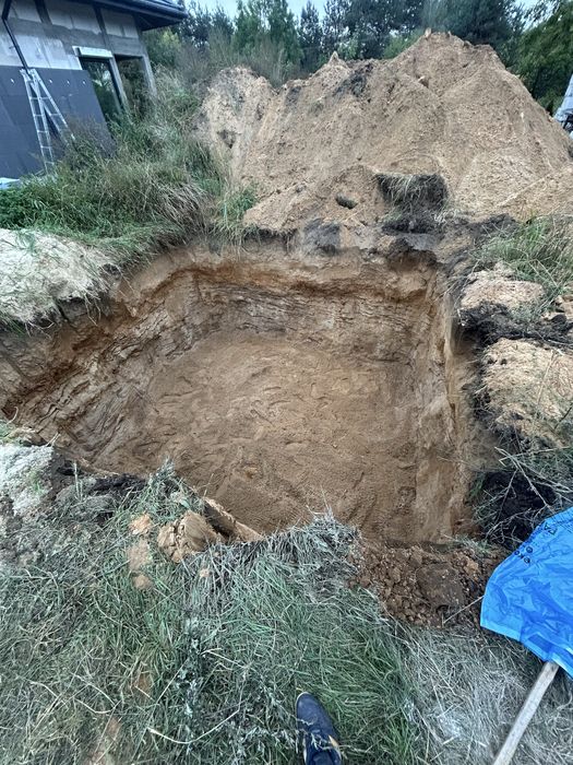 Usługi koparko ładowarka niwelacja terenu szamba odwodnienia drogi