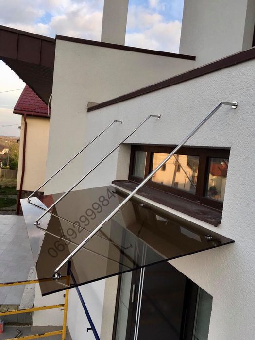 Скляні перила,перила з нержавійки,перила на балкон