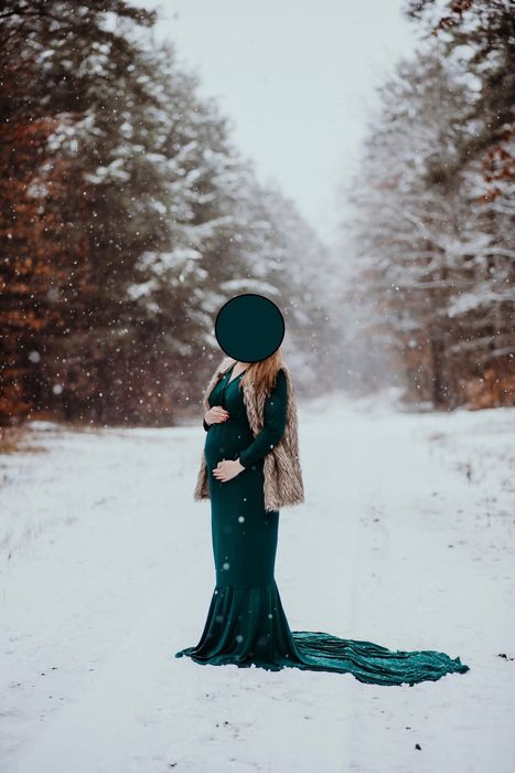 Suknia do sesji ciążowej