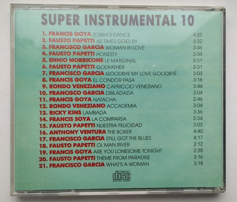 cd диски музичні super instrumental