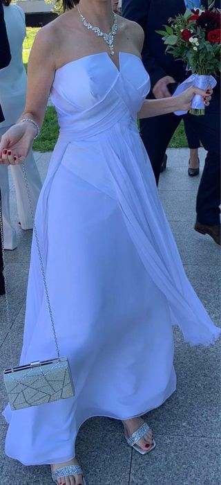 Suknia ślubna fulara & żywczyk w stylu empire rozmiar 36