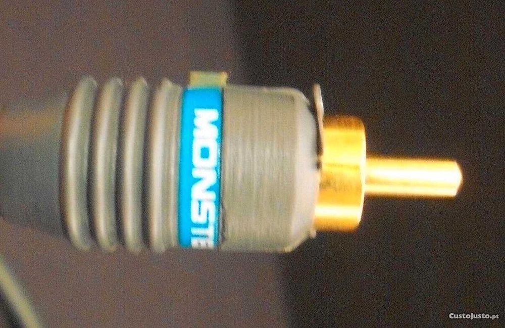 2 x RCA to RCA Male Stereo Audio Coax Cable Cord Gold Plated  4.9 4FT