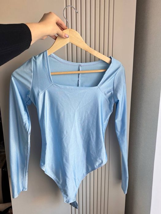 Блакитне жіноче боді біфлекс