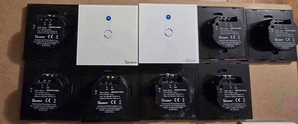 Smart Wi-Fi Sonoff Switches – Various Types and Quantities - Used64552788891138121