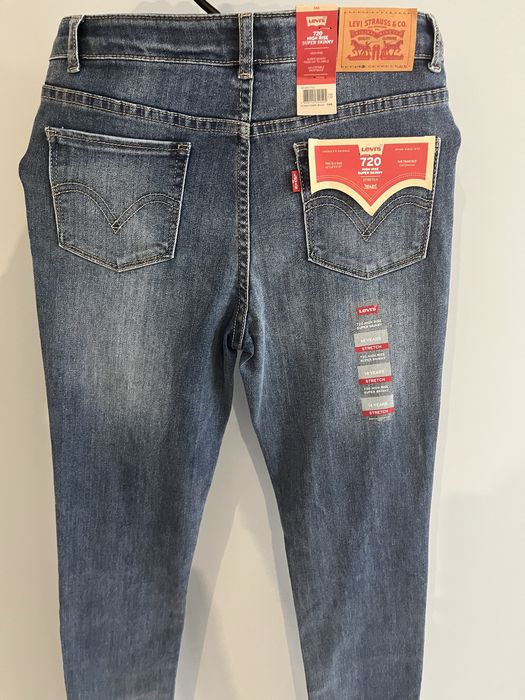 Нові джинси Levis на дівчинку, скінні