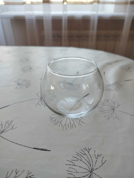 Вази скляні прозорі різних розмірів