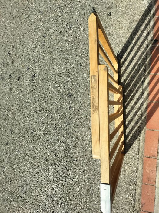 Grade madeira proteção escadas